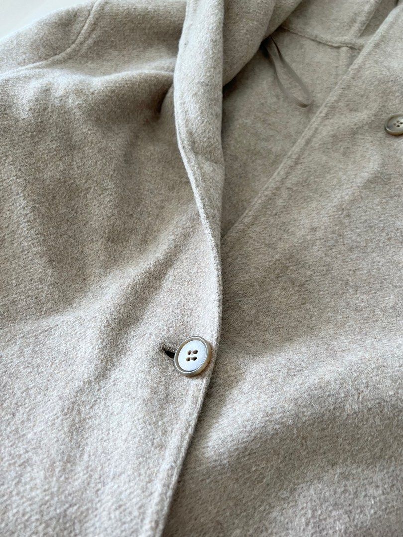 Uniqlo grey coat hotsell