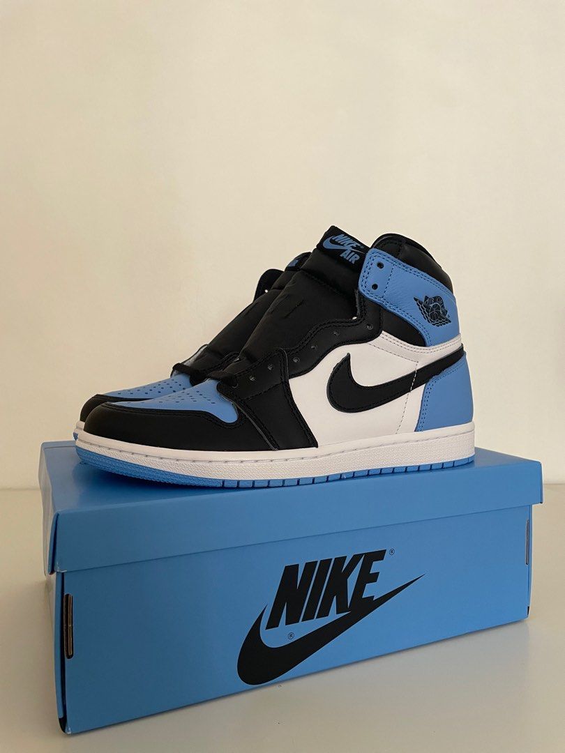 Nike Air Jordan 1 Unc toe Men s Fashion Footwear Sneakers on