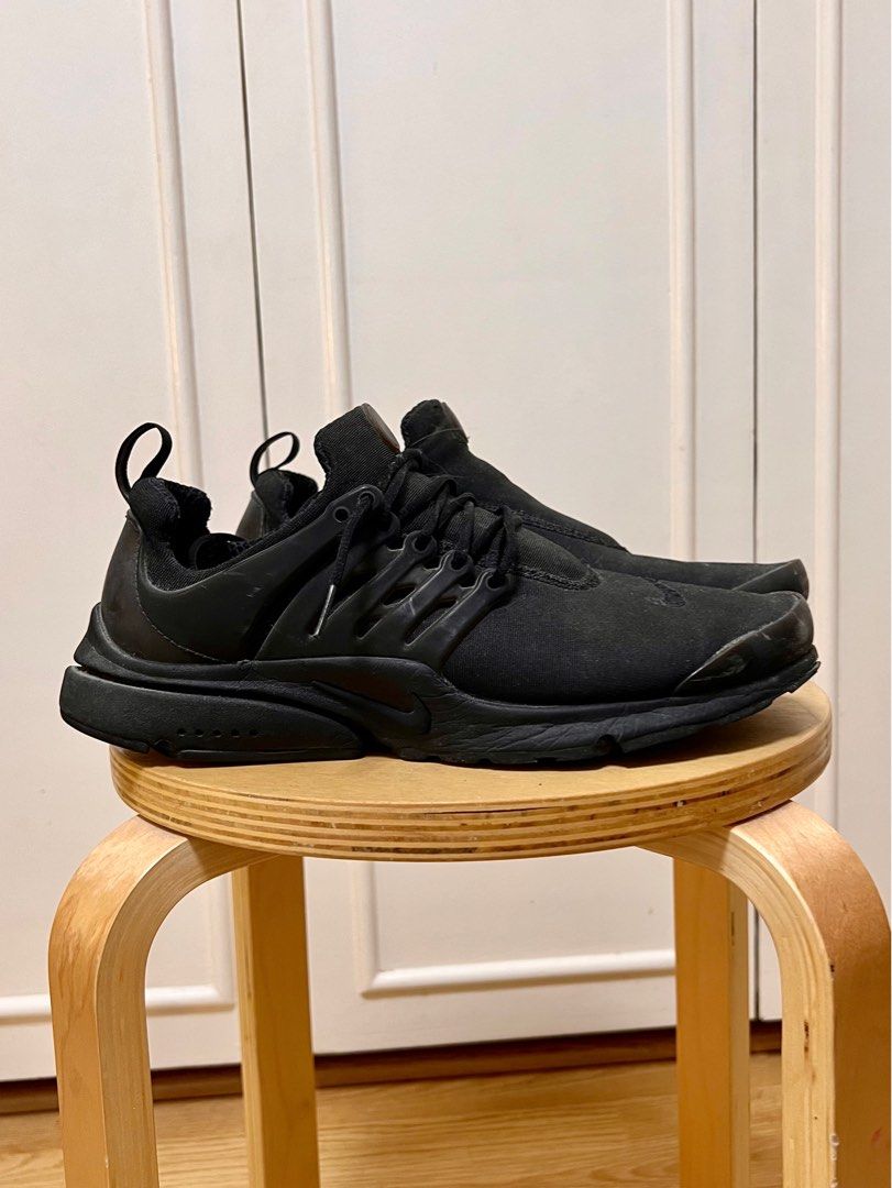 Nike presto triple black mens hot sale