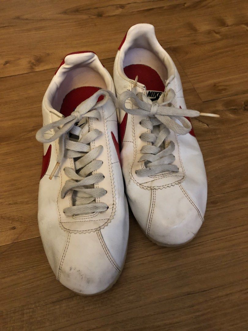 Nike classic Cortez Trainers in Retro Leather White Women s