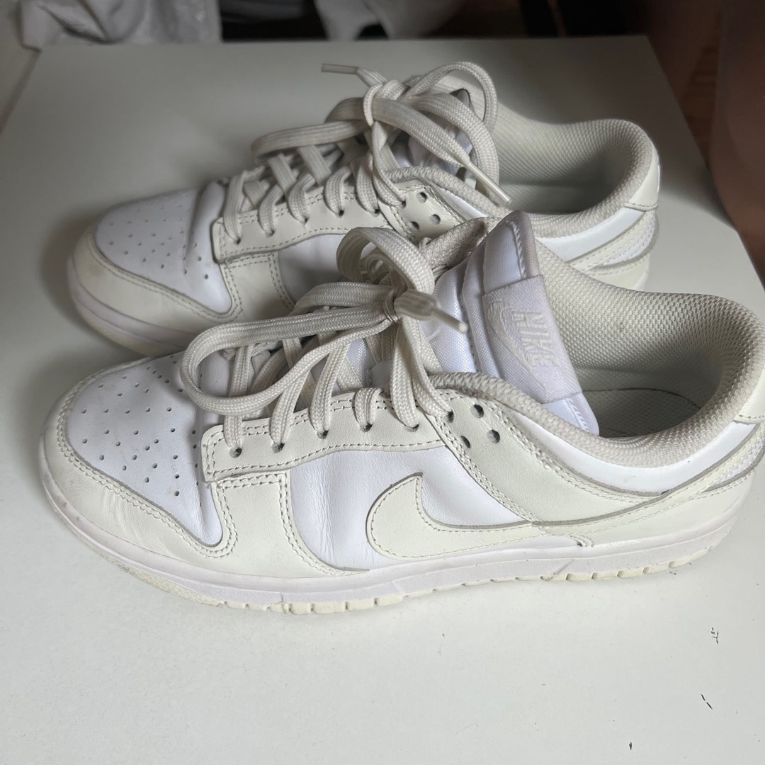 sail pearl white nike dunks