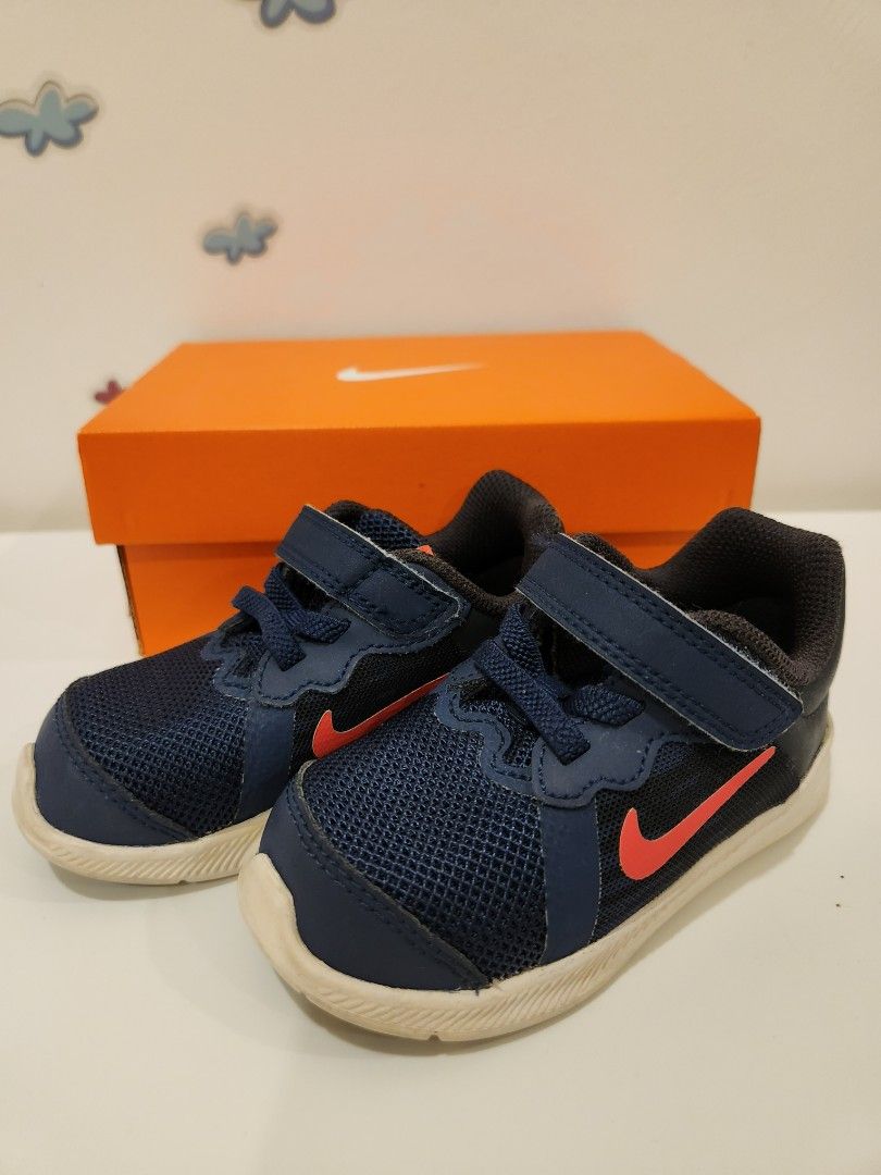 Nike Kids Downshifter 8 Navy Blue UK Size 5.5 Babies Kids