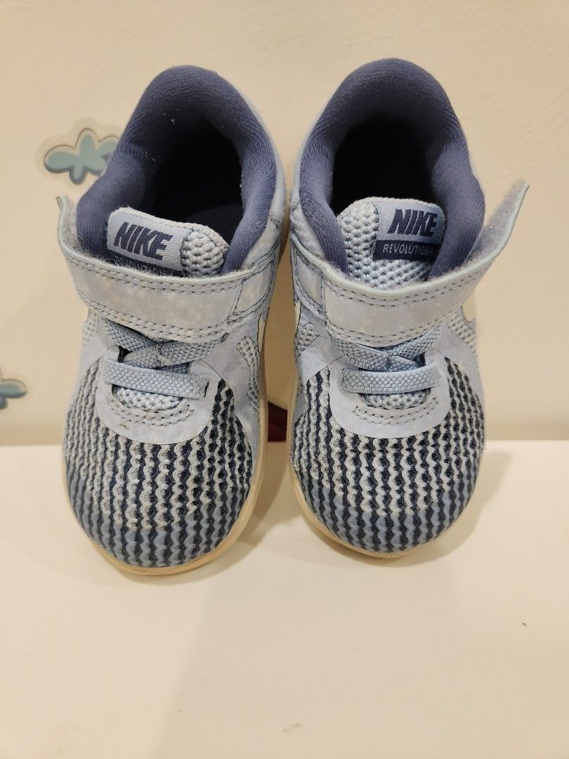 Nike Kids Shoes (Baby Blue) - Uk Size 5.5, Babies & Kids, Babies & Kids  Fashion On Carousell