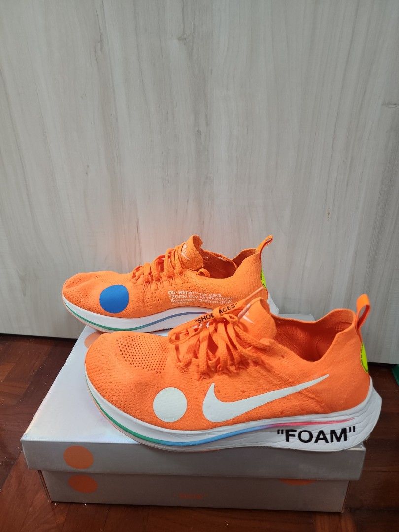 Zoom fly off white orange cheap
