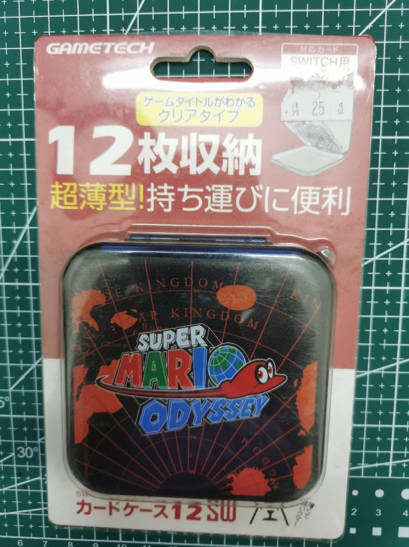 Nintendo SWITCH Game Card Box Super Mario Odyssey Fits 12pcs GameCards cartridge container From GameTech
