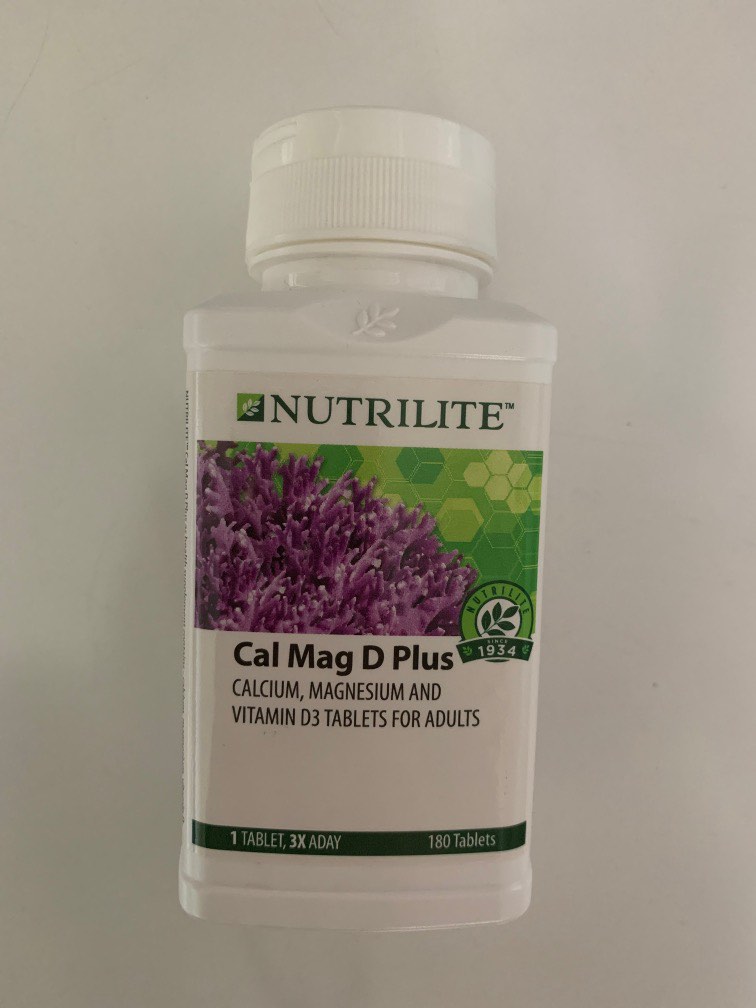 Nutrilite Amway Cal Mag D Plus, Health & Nutrition, Health Supplements ...