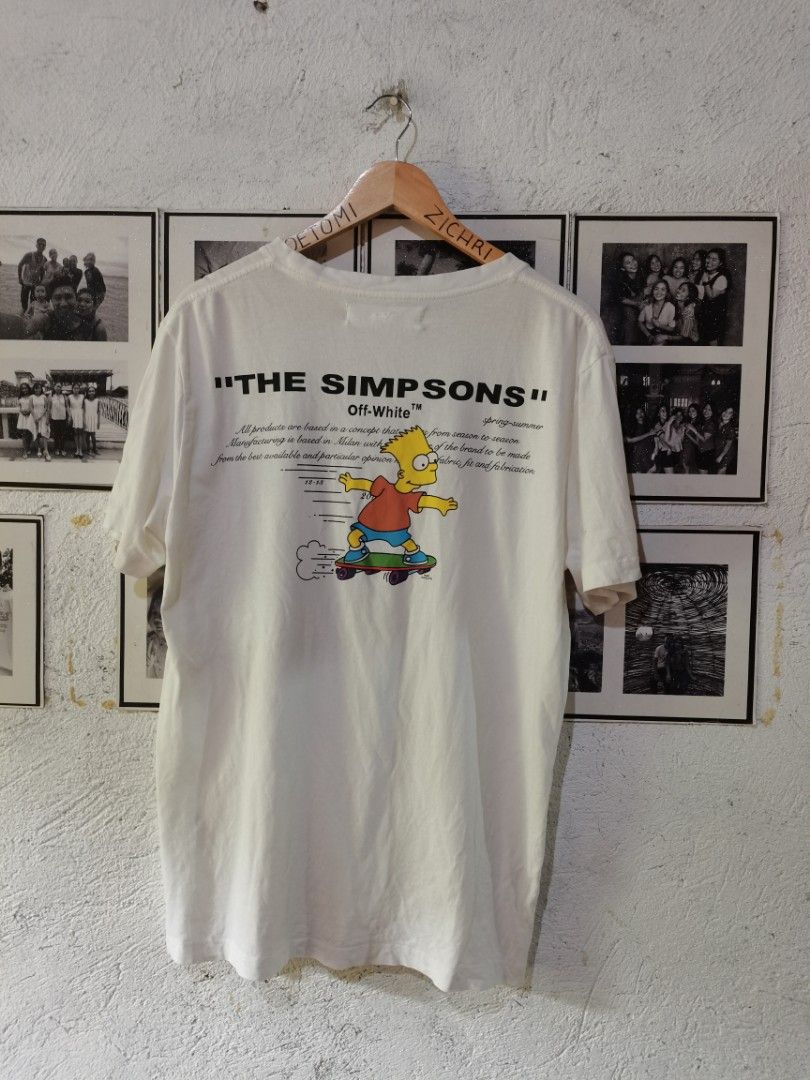 Off white Simpsons OFF Men s Fashion Tops Sets Tshirts