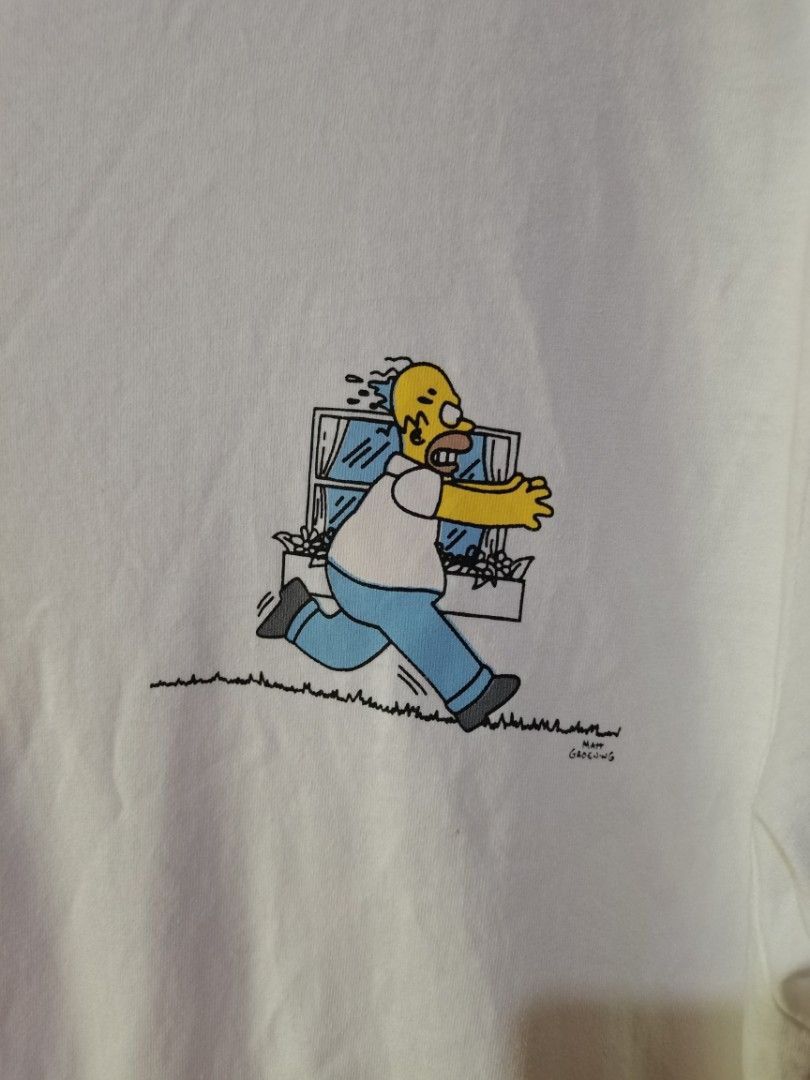 Off white top x the simpsons