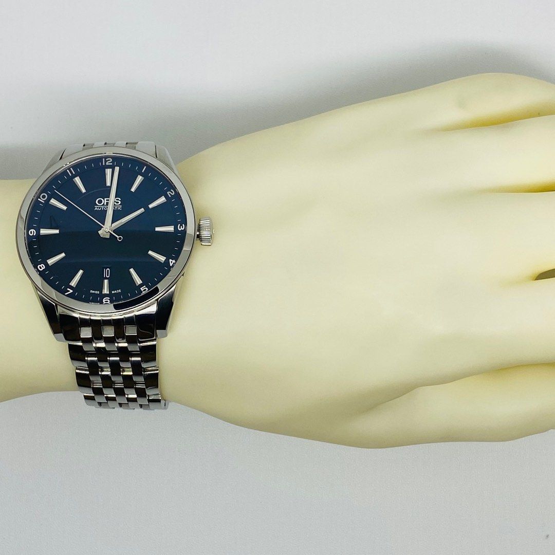 Oris Artix Date 7642B Black Dial Full Set