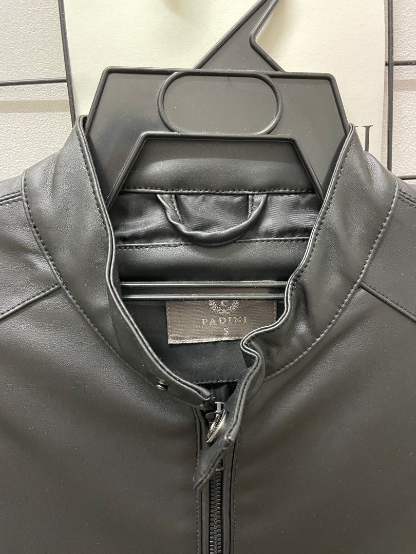 PADINI PVC Leather Biker Jacket