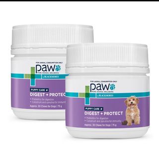Paw Blackmores Digest and protect  Puppy Care Chew