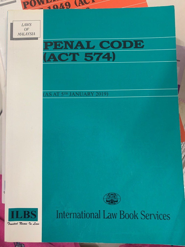 Penal Code (Act 574), Hobbies & Toys, Books & Magazines, Textbooks on ...