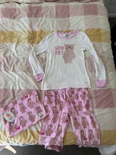 Peter Alexander Waffle Matching Long Sleeve and Long Pants Pyjama Set in size small