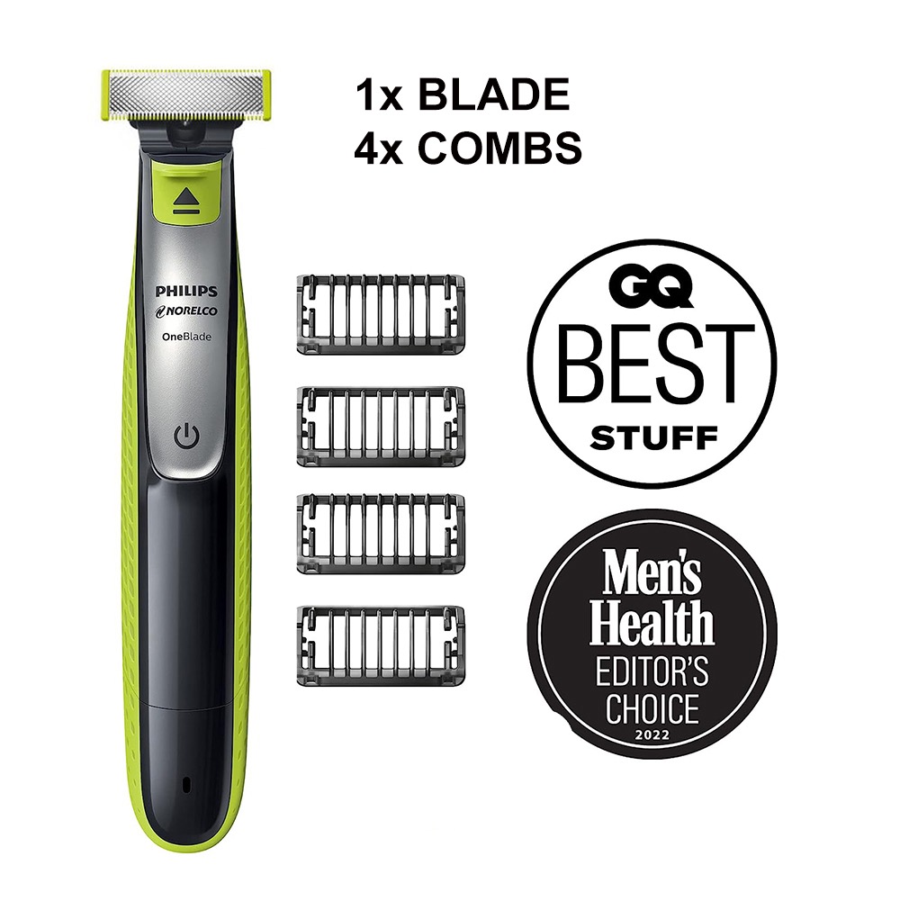 Philips Norelco OneBlade Face + Body Hybrid Electric Trimmer and Shaver, QP2630, Beauty