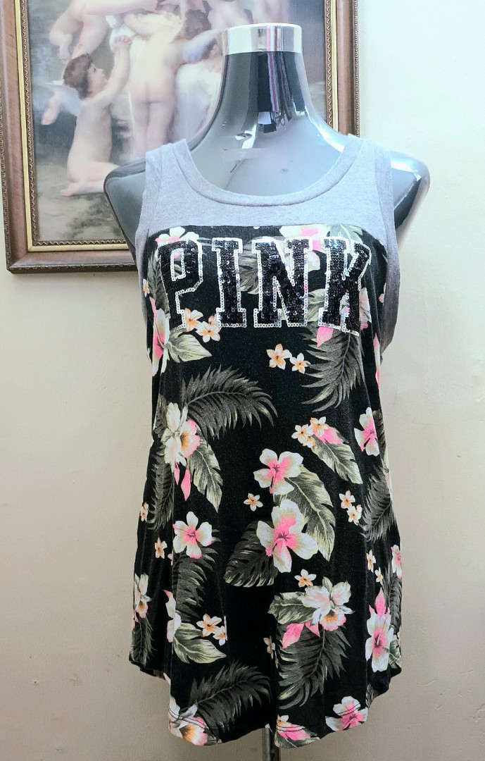 PINK by Victoria Secret Sleeveless, Women's Fashion, Tops, Sleeveless on  Carousell