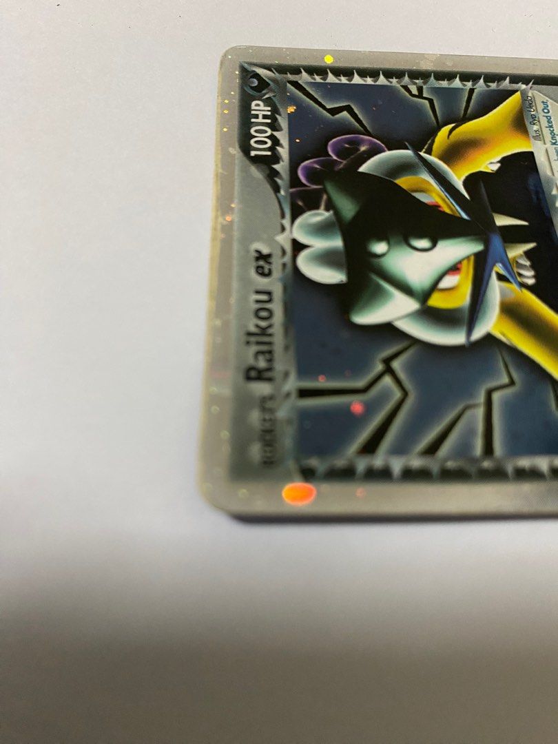 RAIKOU EX Block Ex deoxys 108/107 Pokemon card in grea…