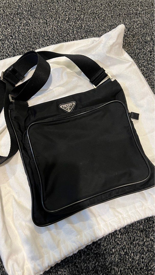 Prada messenger bag, Luxury, Bags & Wallets on Carousell