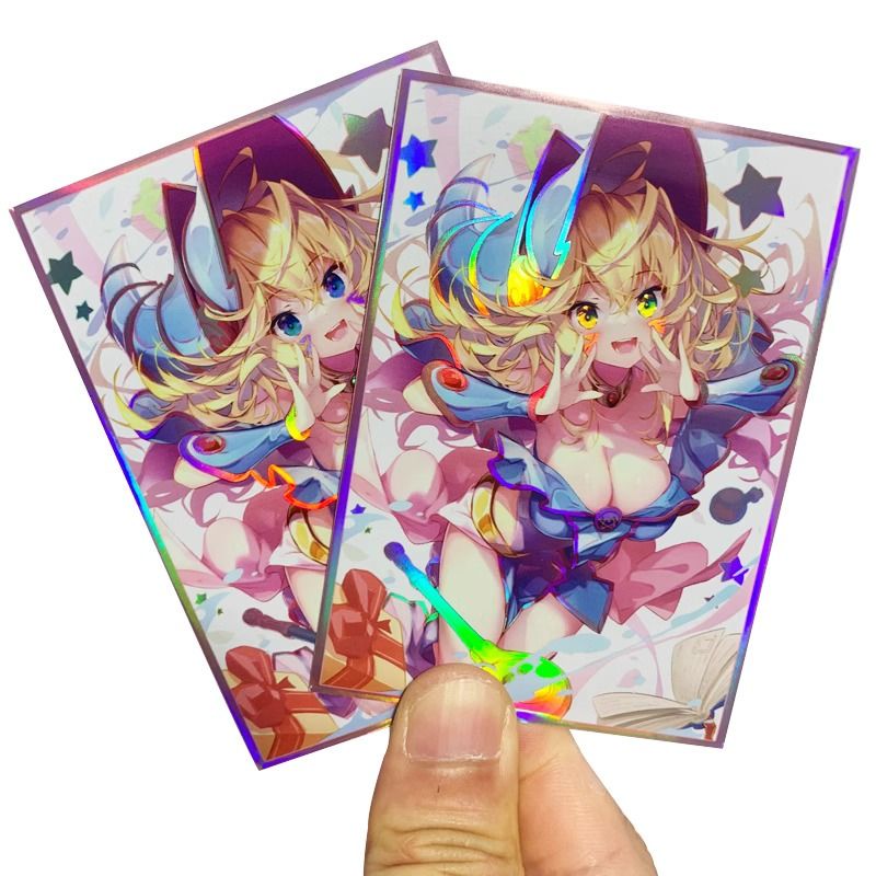 cute yugioh card sleeves Adorable Purrely Family Holographic Card Sleeves
