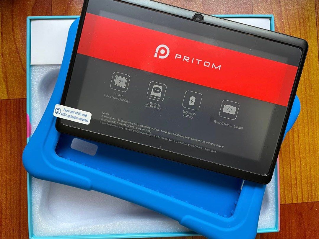 Pritom K7 kids tablet, Mobile Phones & Gadgets, Tablets, Others on Carousell
