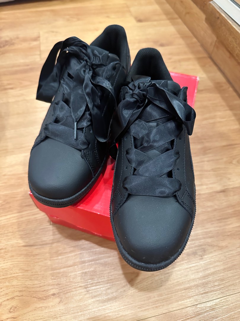 Puma satin deals lace sneakers