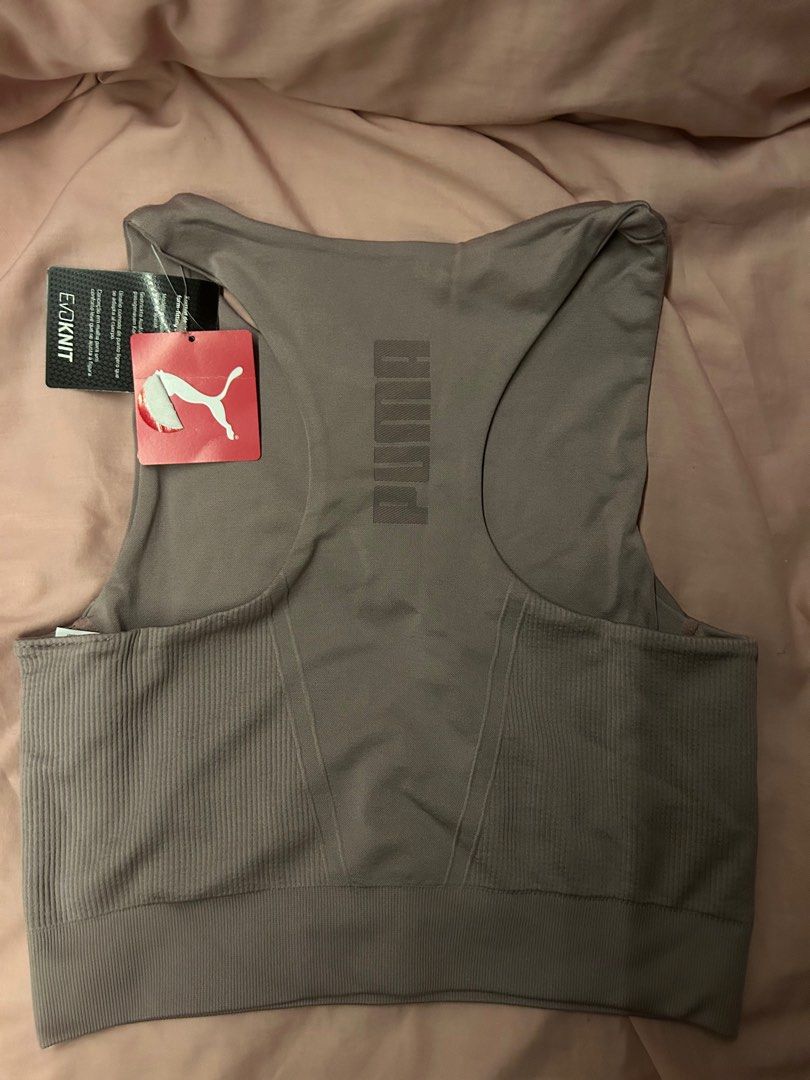 Puma evoknit basic tank purple Women s Fashion Activewear on