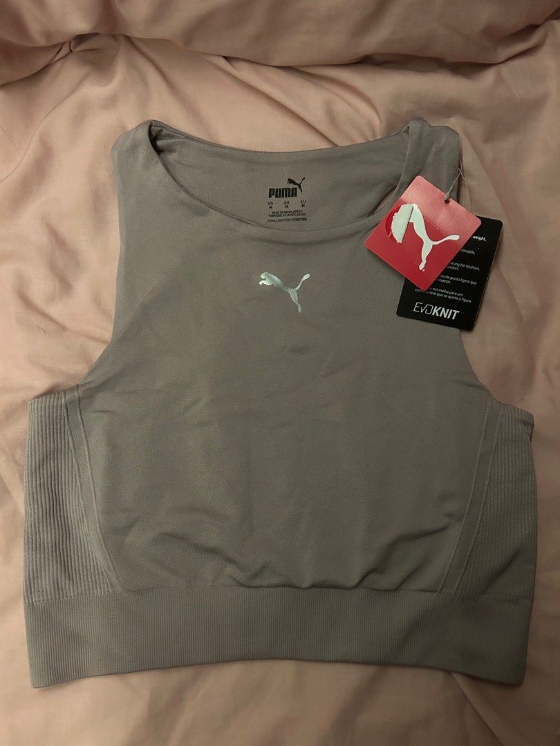 Puma evoknit basic tank purple Women s Fashion Activewear on
