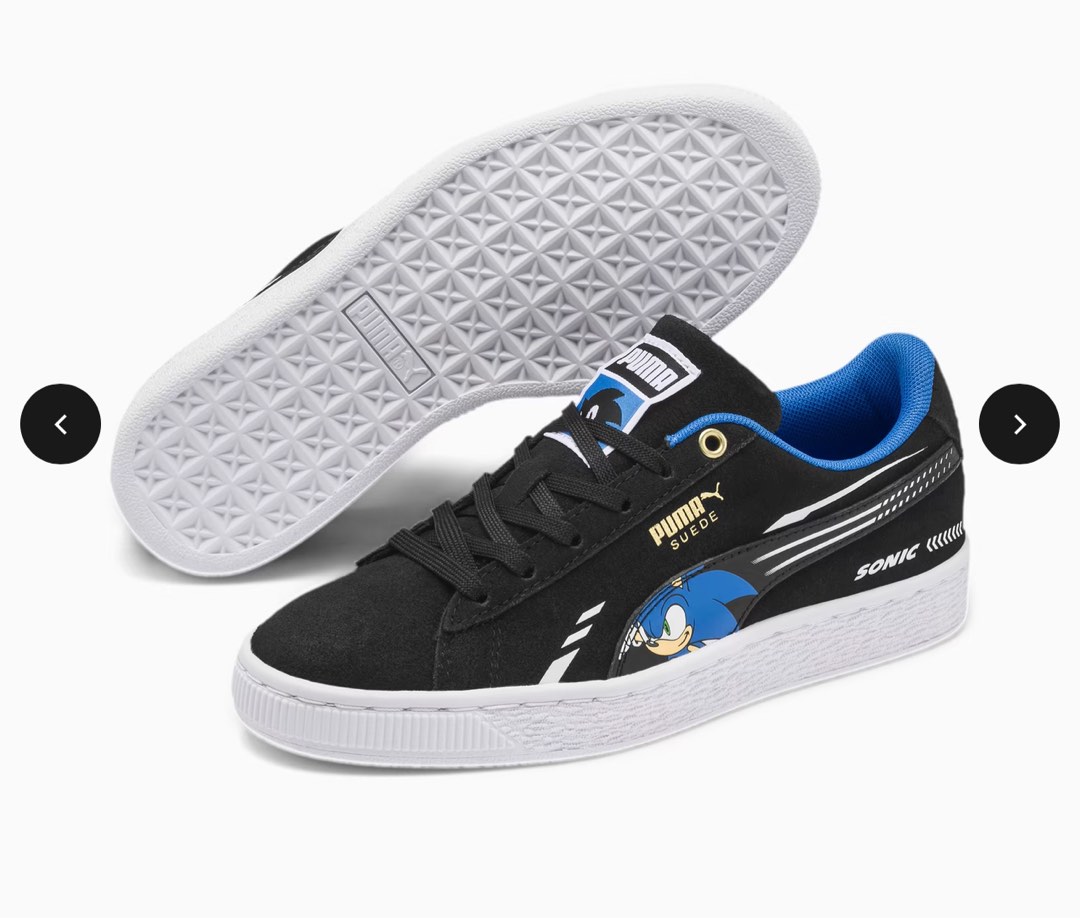 Puma Suede Sonic Sonic Puma Shoes Toddler Puma Sonic Shoes Kids PUMA X SONIC  Suede Sneakers