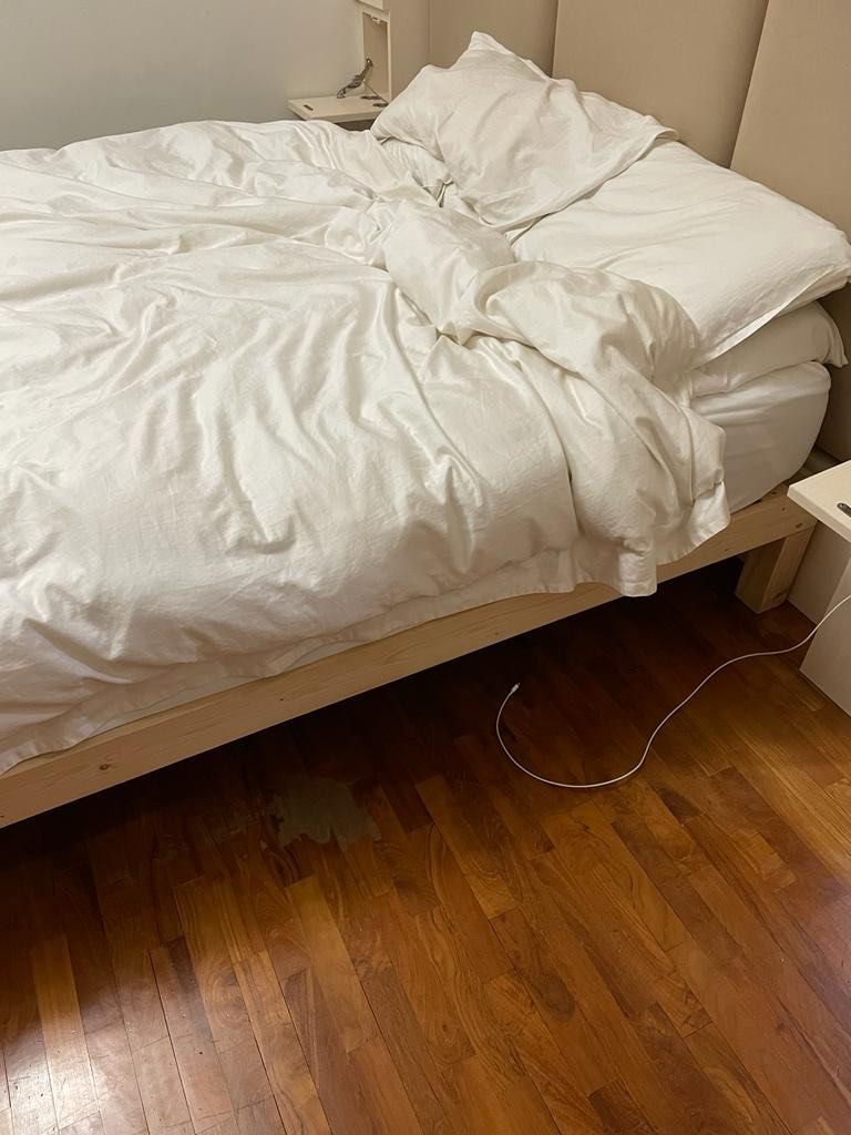 Queen Size Bed with bed frame