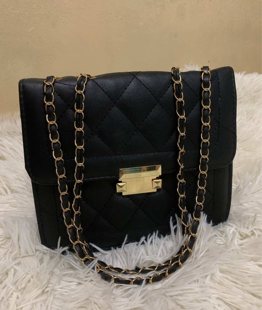Quilted sling purse main image 1