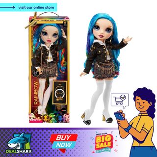 Rainbow High Winter Break Poppy Rowan – Orange Fashion Doll and Playset  with 2 Designer Outfits, Pair of Skis and Accessories, Kids and Collectors