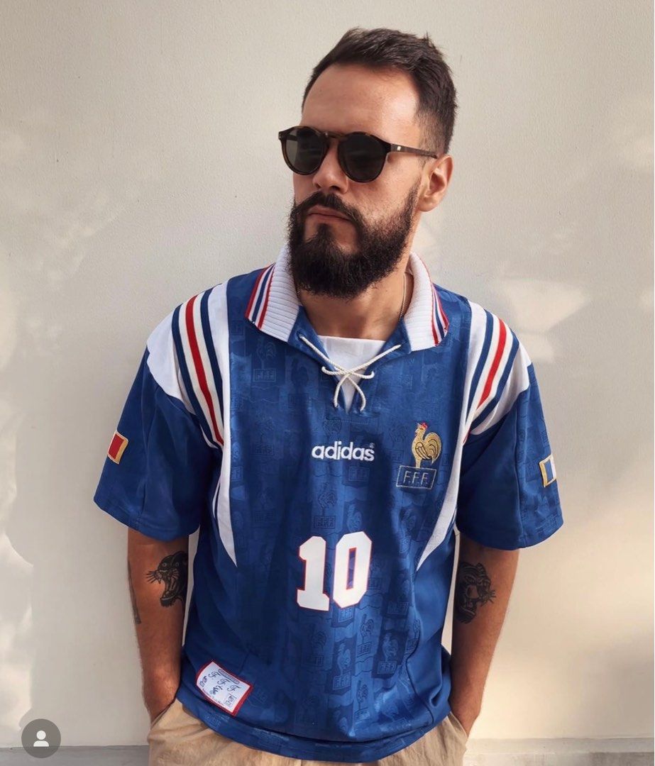 ウェア #10 ZIDANE France 1996 Soccer Uniform France 1996 Home Shirt #10 Zidane - Online Store From Footuni Japan