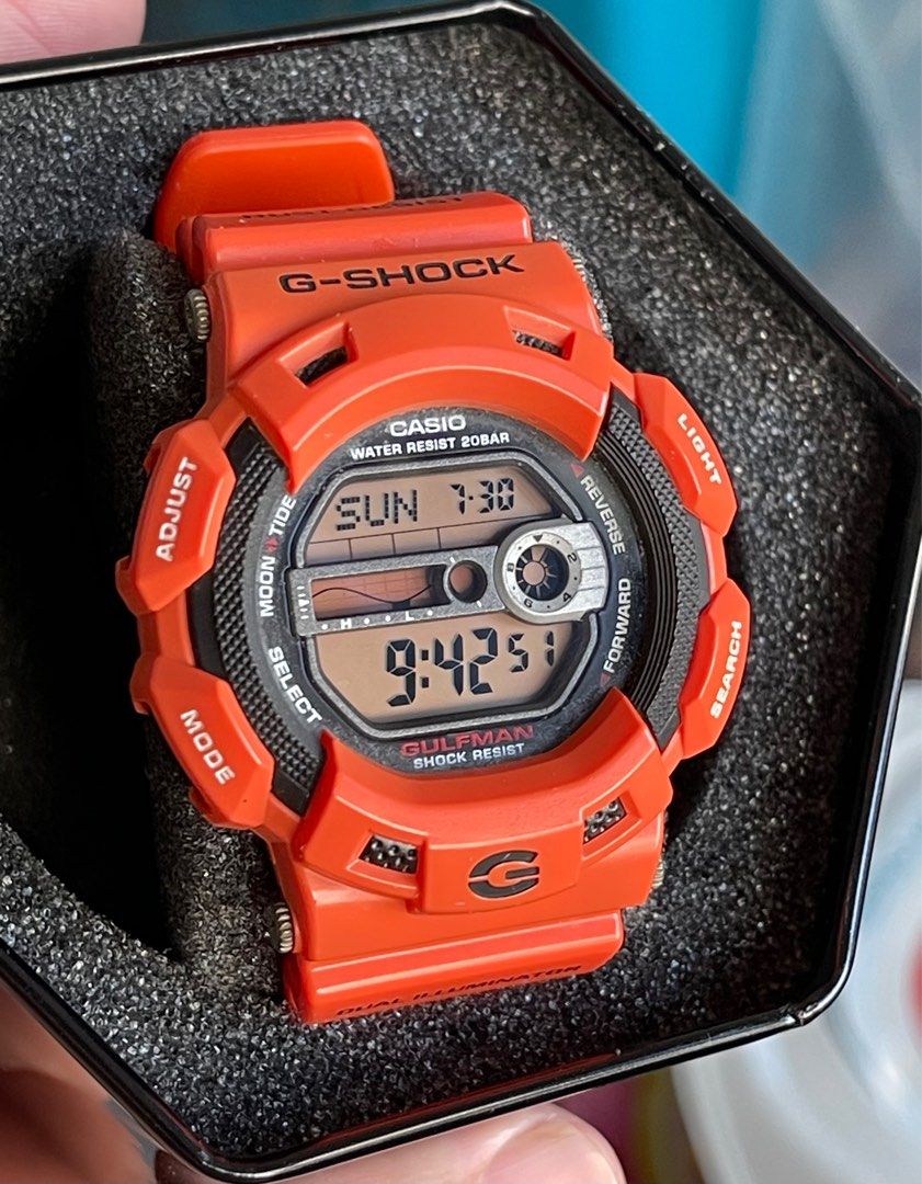 RARE G-Shock Gulfman Orange GW-9100R-4