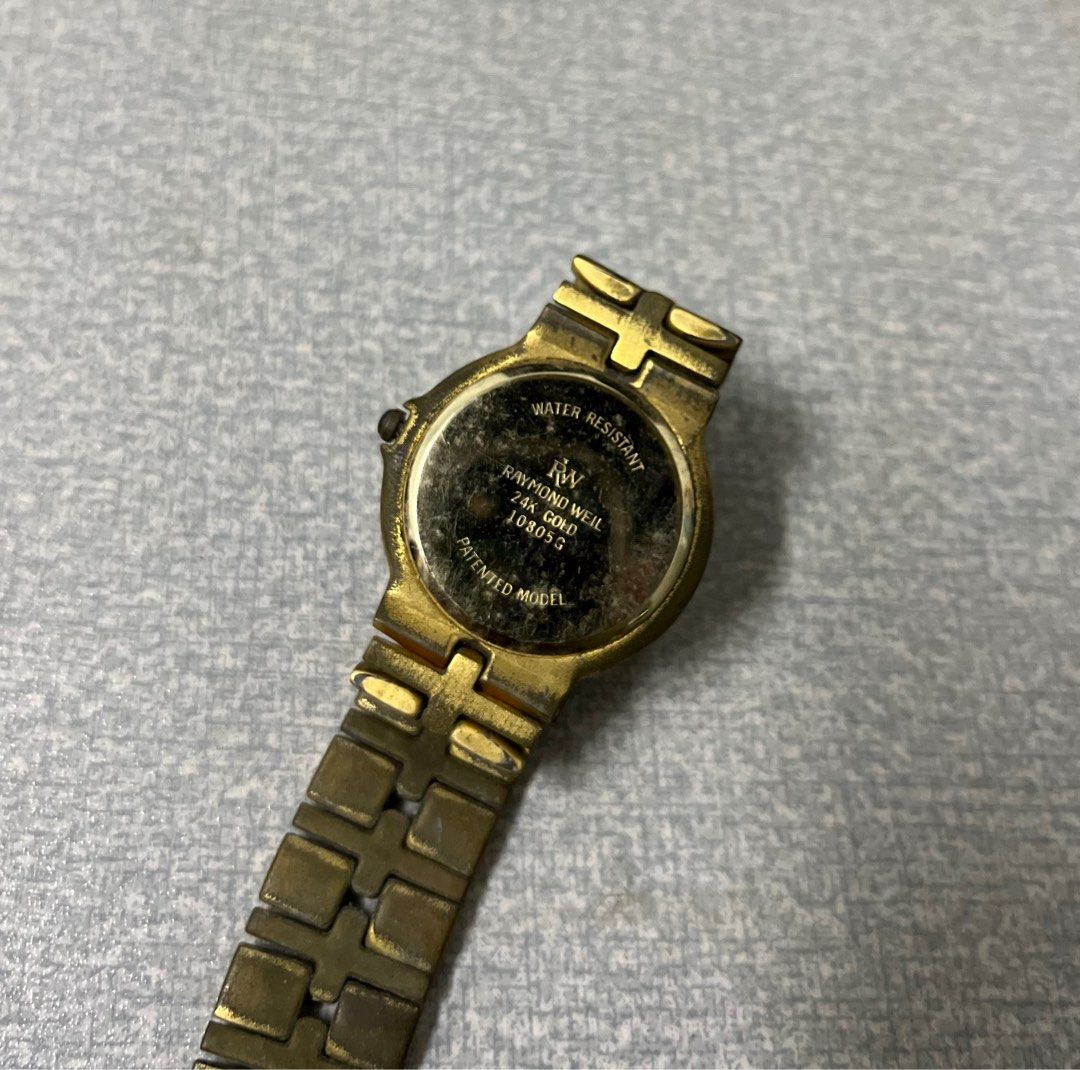 Raymond Weil Geneve Swiss 24k Gold Watch