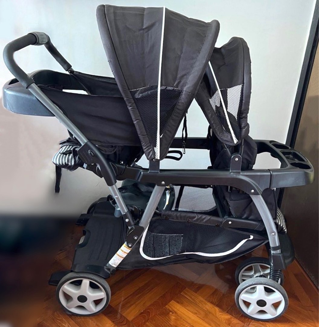 Graco Ready2Grow 孖B車 雙人嬰兒車 , 兒童＆孕婦用品, 外出用品, 外出用品 嬰兒車 Carousell