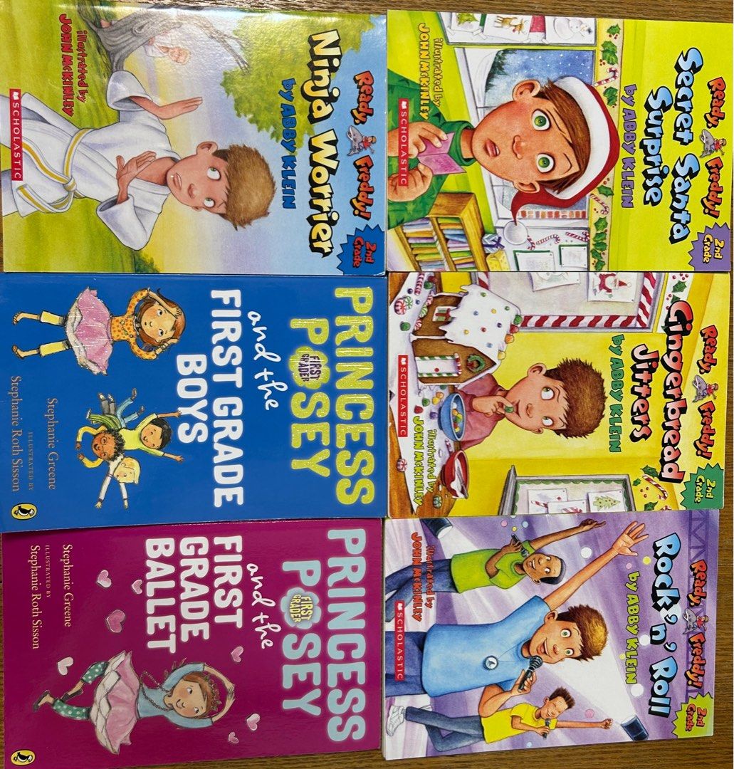 Ready Freddy + Princess Posey, 興趣及遊戲, 書本 & 文具, 小朋友書 Carousell