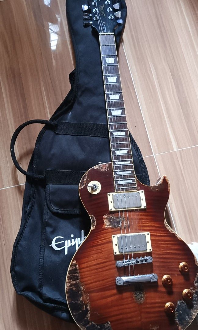 Relic Epiphone Les Paul Korea Hobbies Toys Music Media
