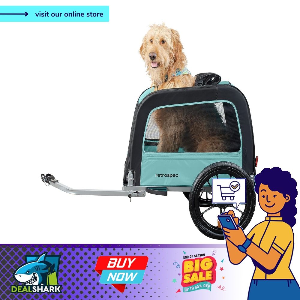 Retrospec rover waggin pet hot sale bike trailer