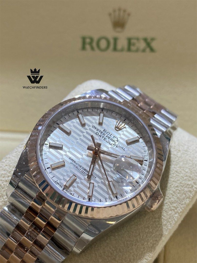 Rolex Datejust 36 Everose Gold Oystersteel 126231 Luxury Watches