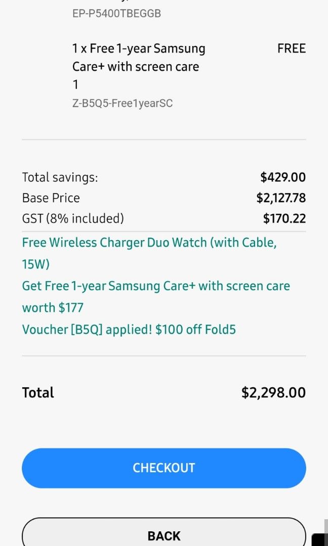 Samsung Galaxy Unpacked event Flip 5 promo code Fold 5 voucher code Free wireless charger duo watch