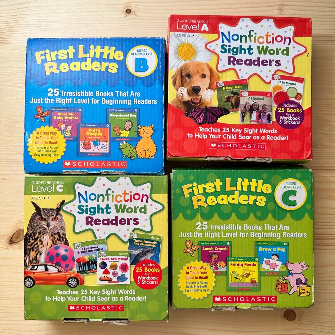 Scholastic first little readers / non fiction sight word, 興趣及