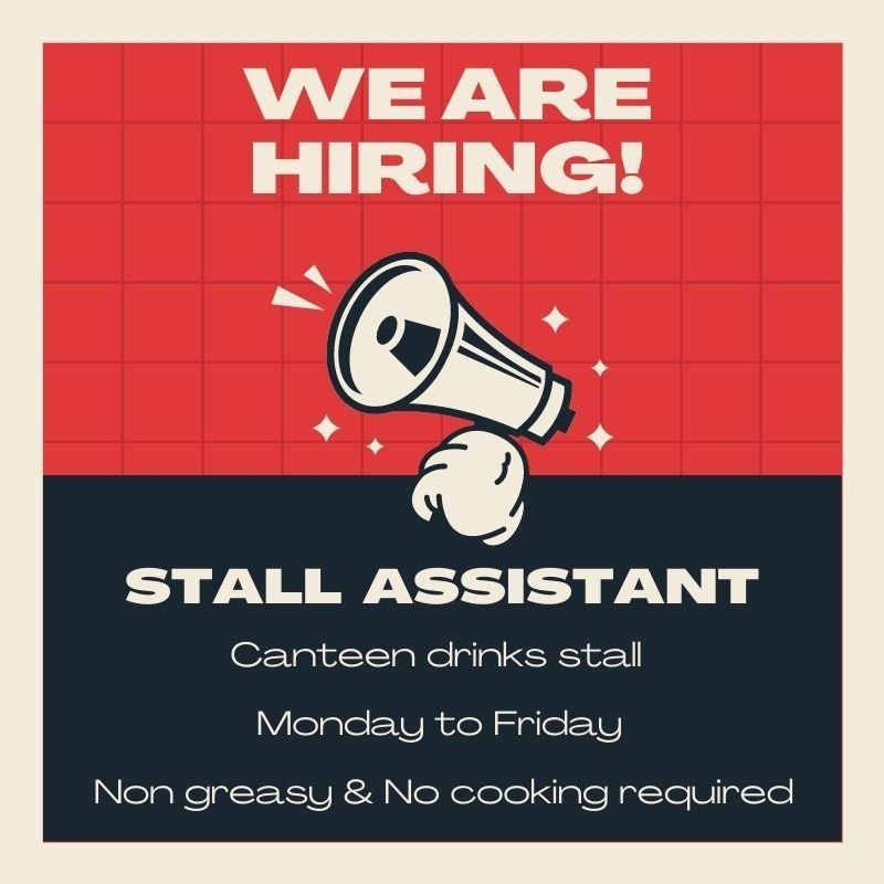 School Canteen Drinks Stall Helper, Jobs, Hospitality, F&B on Carousell