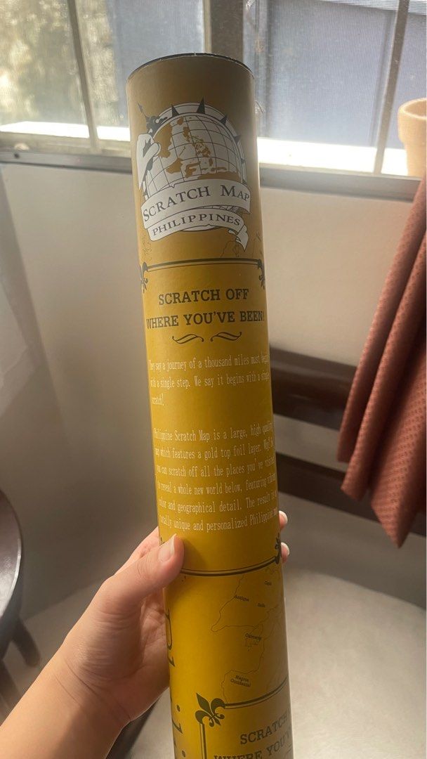 SCRATCH MAP PHILIPPINES, Hobbies & Toys, Stationary & Craft, Other