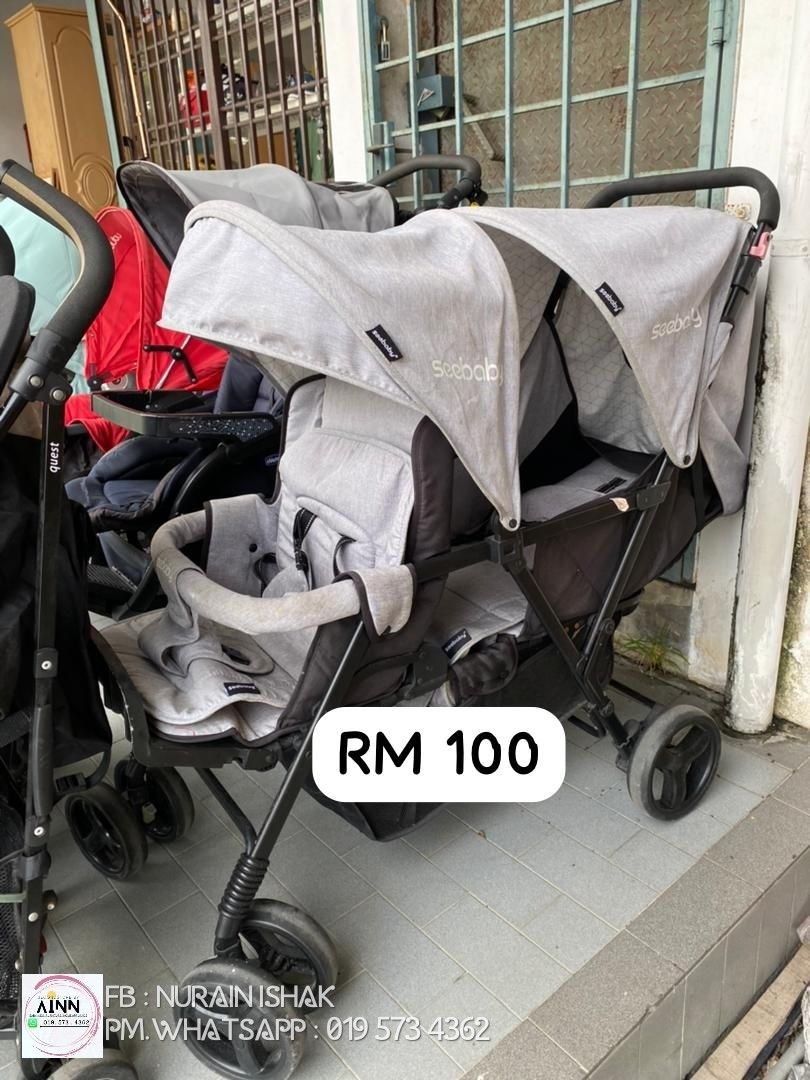Seebaby tandem hot sale stroller