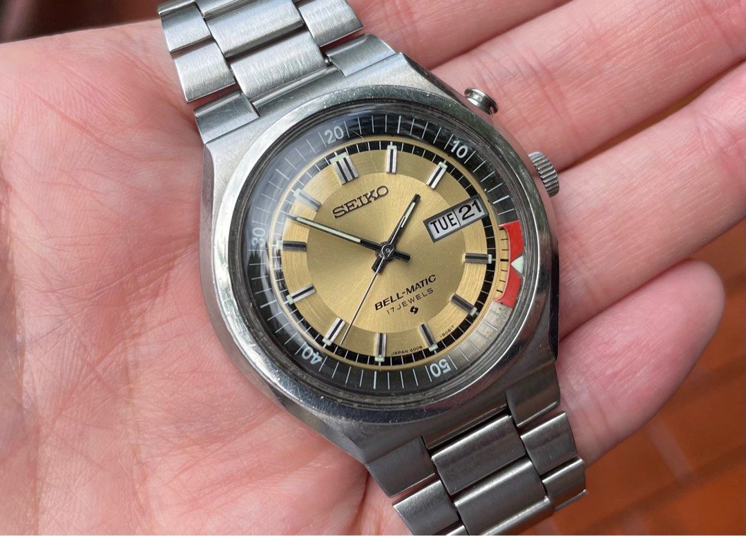 Vintage Seiko 4006-6040 BellMatic Automatic Men´s Watch 17 Jewels