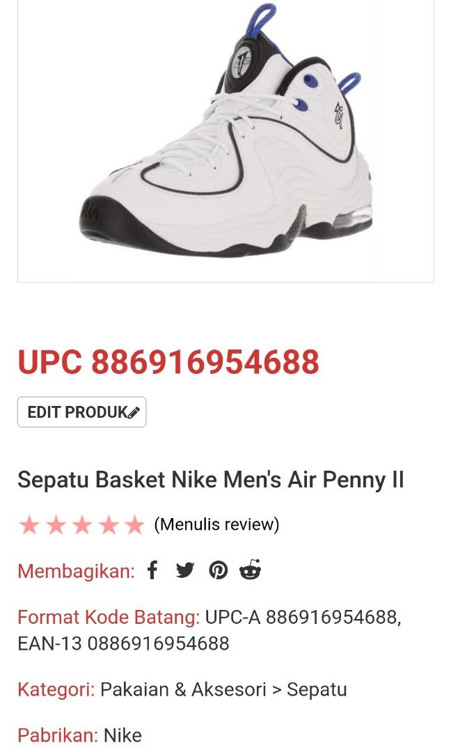 Jual sepatu basket nike original online