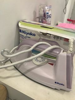 Setrika miyako elektronik listrik electric ion ungu purple
