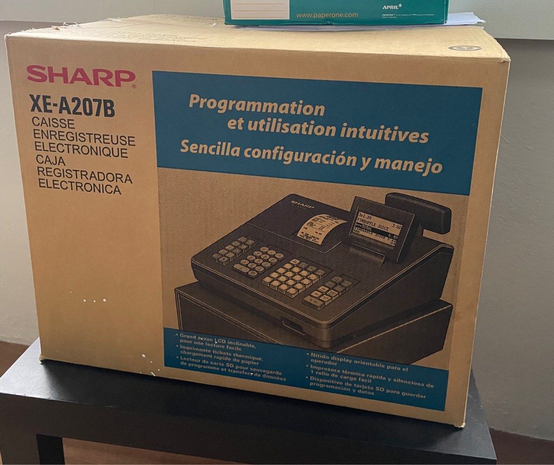 Sharp XE A207B billing machine, Computers & Tech, Office & Business