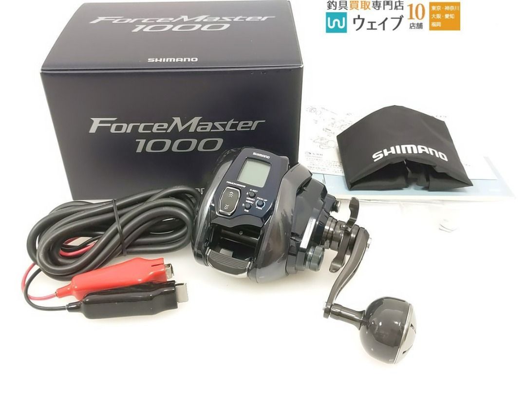 Shimano 21 Forcemaster 1000 操作已確認使用距離：0.0km 使用時間