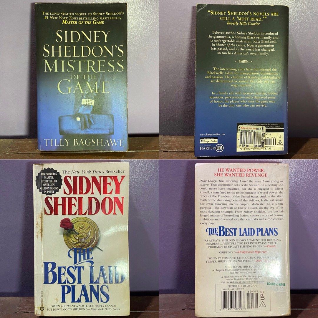 Sidney Sheldon Book Set - All 8 pcs for a discount and Free Sidney ...