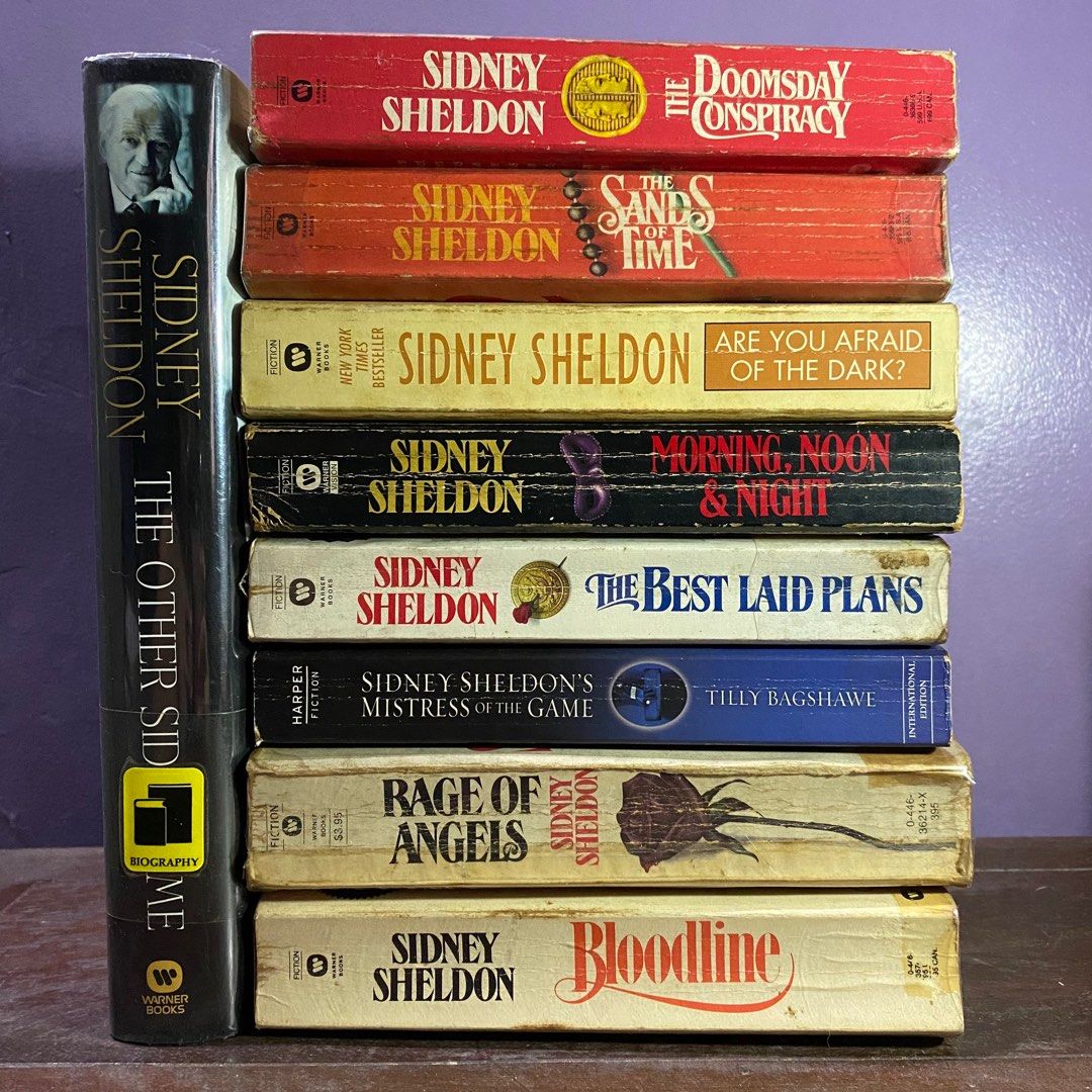 Sidney Sheldon Book Set - All 8 pcs for a discount and Free Sidney ...